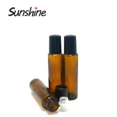 15 Ml Amber γυάλινες φιάλες κυλίνδρου