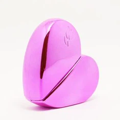 Καρδιά αλουμίνιο γυαλί μπουκάλι άρωμα